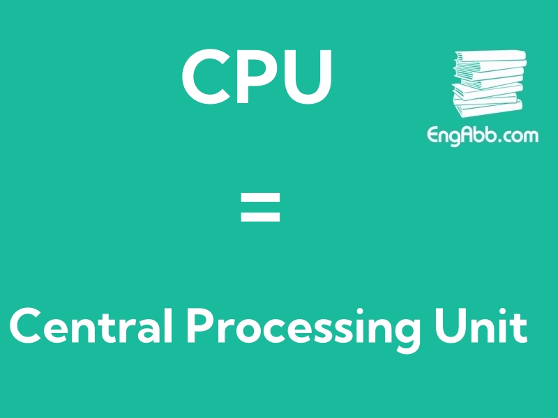 &ldquo;&zwnj;&zwnj;&zwnj;CPU&zwnj;&rdquo;是&ldquo;Central Processing Unit&rdquo;的缩写，意思是&ldquo;中央处理器&rdquo;