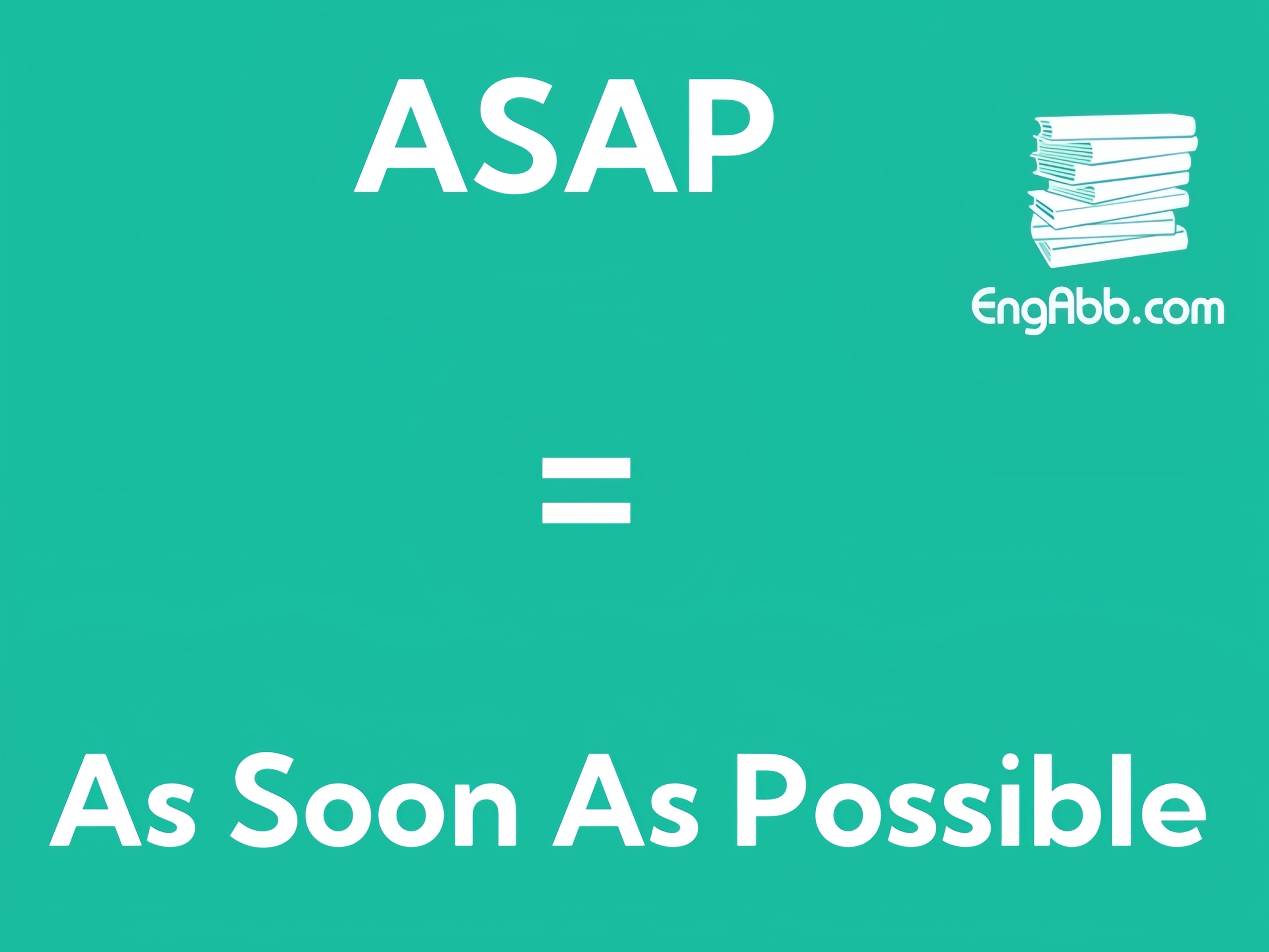 &ldquo;&zwnj;&zwnj;&zwnj;ASAP&rdquo;是&ldquo;As Soon As Possible&rdquo;的缩写，意思是&ldquo;尽快&rdquo;