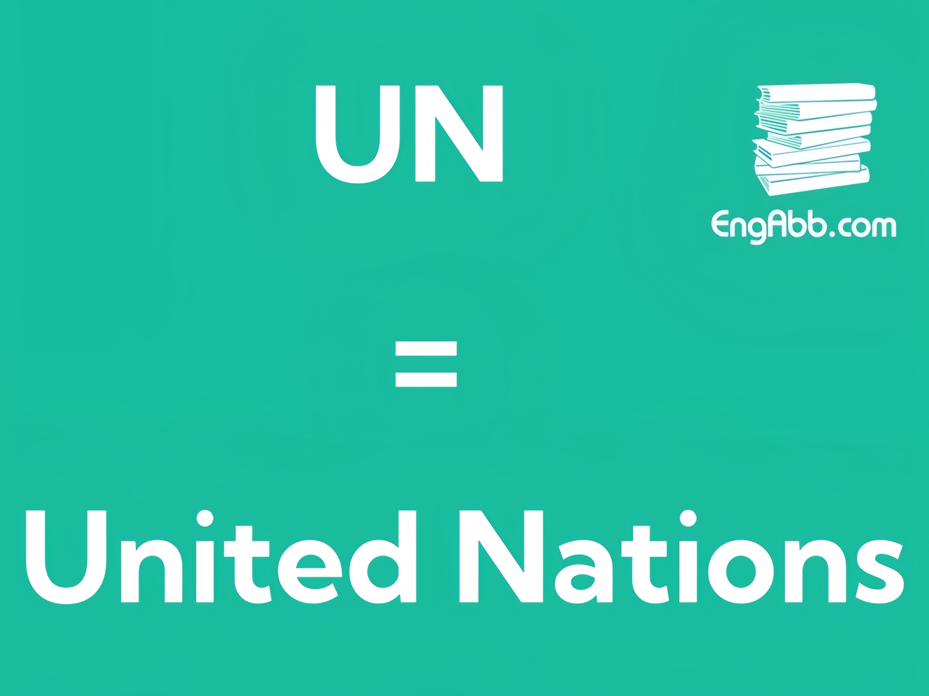 &ldquo;&zwnj;&zwnj;&zwnj;UN&rdquo;是&ldquo;United Nations&rdquo;的缩写，意思是&ldquo;联合国&rdquo;
