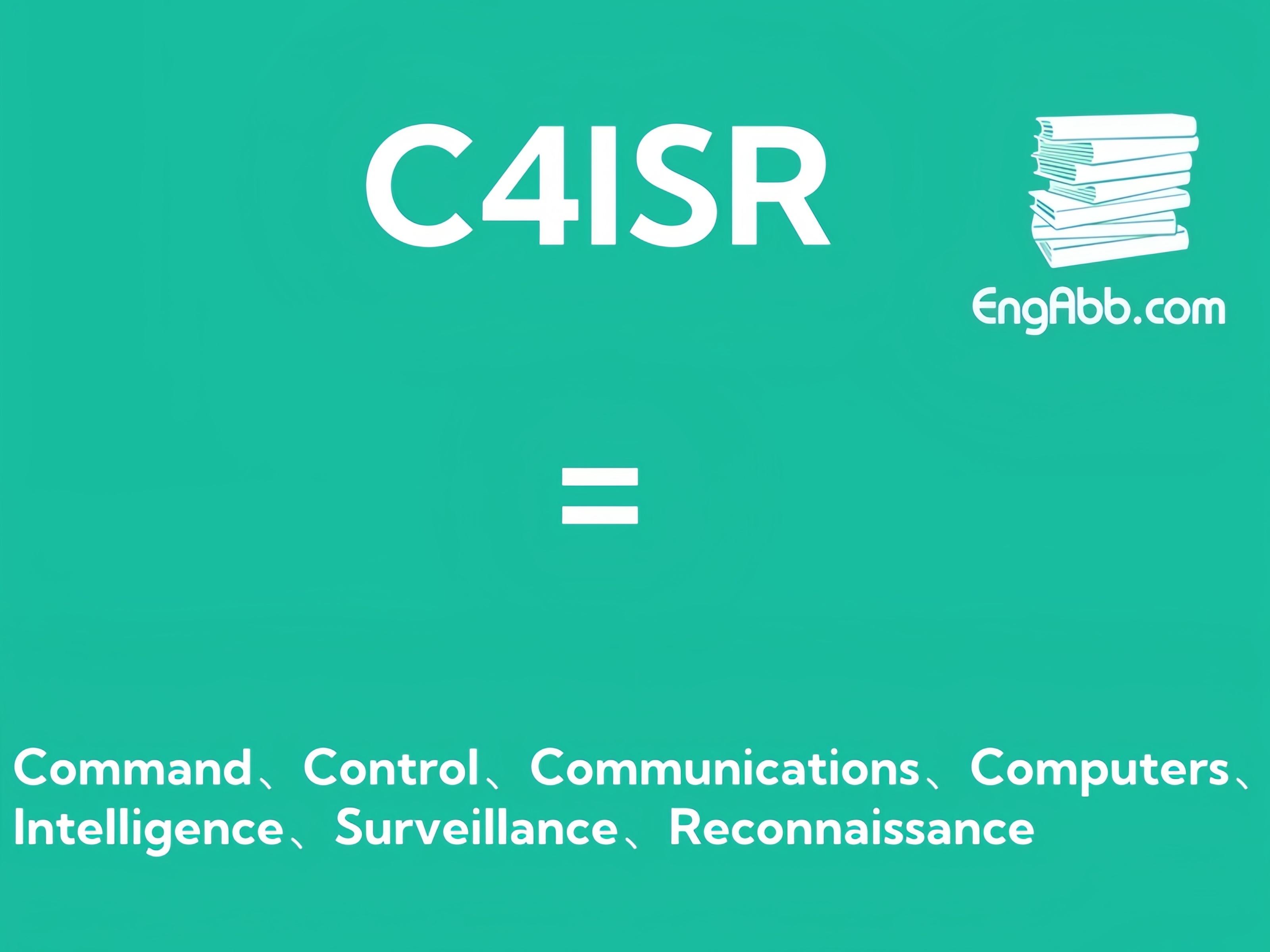 &ldquo;&zwnj;&zwnj;&zwnj;C4ISR&rdquo;是&ldquo;Command、Control、Communications、Computers、Intelligence、Surveillance、Reconnaissance&ldquo;的缩写，意思是&ldquo;指挥、控制、通信、计算机、情报、监视、侦察&rdquo;