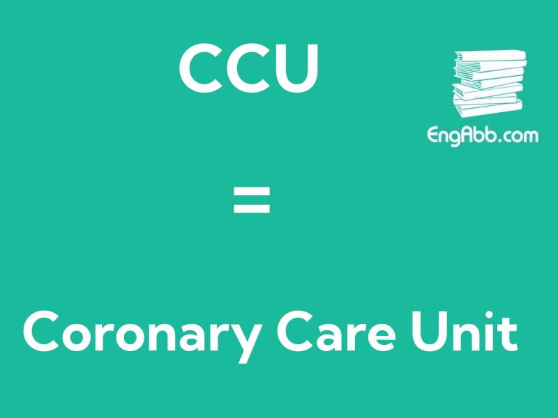 &ldquo;&zwnj;&zwnj;&zwnj;CCU&rdquo;是&ldquo;Coronary Care Unit&ldquo;的缩写，意思是&ldquo;冠心病监护室&rdquo;