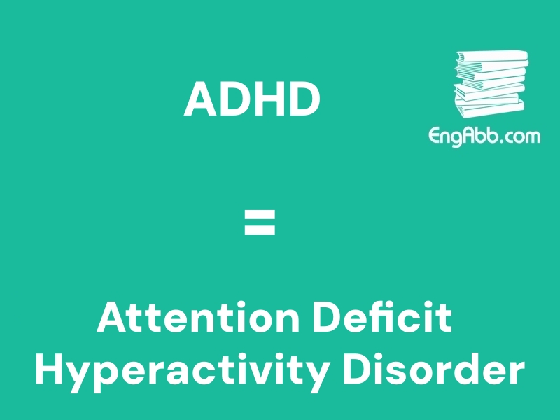 &ldquo;&zwnj;&zwnj;&zwnj;ADHD&rdquo;是&ldquo;Attention Deficit Hyperactivity Disorder&ldquo;的缩写，意思是&ldquo;注意力缺陷多动障碍&rdquo;