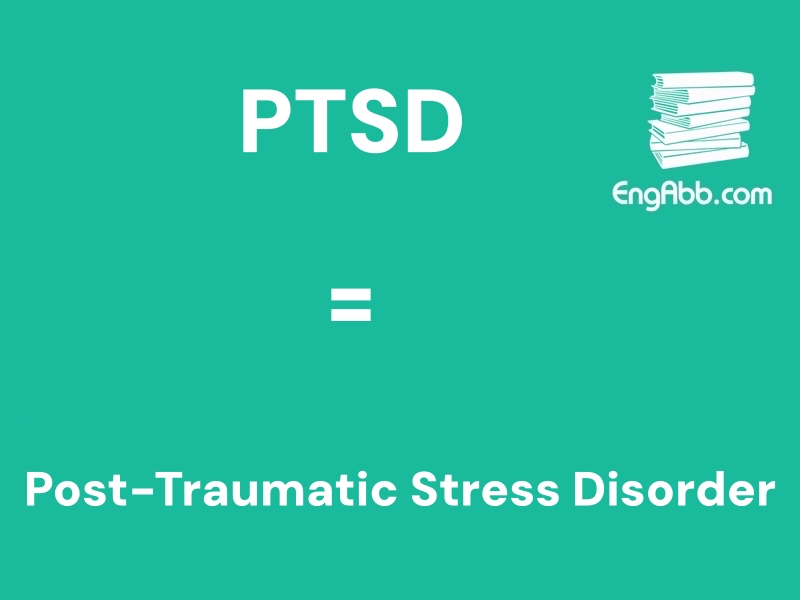 &ldquo;&zwnj;&zwnj;&zwnj;PTSD&rdquo;是&ldquo;Post-Traumatic Stress Disorder&ldquo;的缩写，意思是&ldquo;创伤后应激障碍&rdquo;