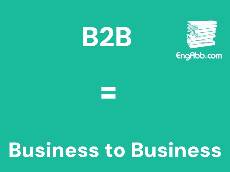 &ldquo;&zwnj;&zwnj;&zwnj;B2B&rdquo;是&ldquo;Business to Business&rdquo;的缩写，意思是&ldquo;企业对企业&rdquo;