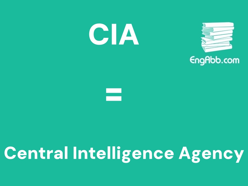 &ldquo;&zwnj;&zwnj;&zwnj;CIA&rdquo;是&ldquo;Central Intelligence Agency&rdquo;的缩写，意思是&ldquo;中央情报局&rdquo;