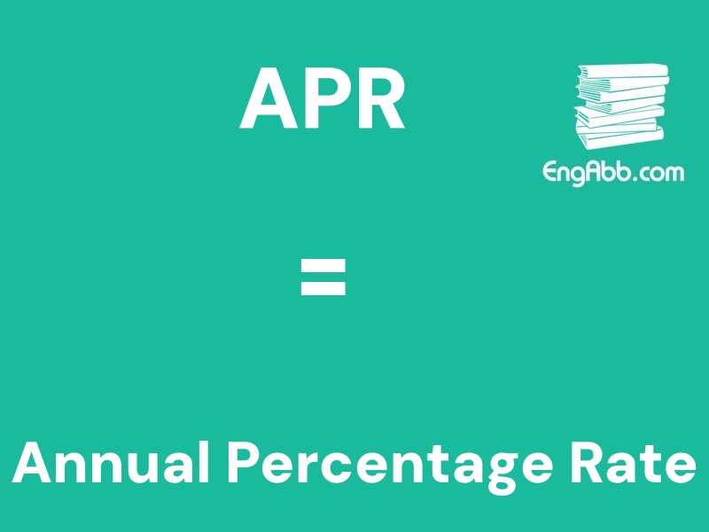 &ldquo;&zwnj;&zwnj;&zwnj;APR&rdquo;是&ldquo;Annual Percentage Rate&rdquo;的缩写，意思是&ldquo;年利率&rdquo;