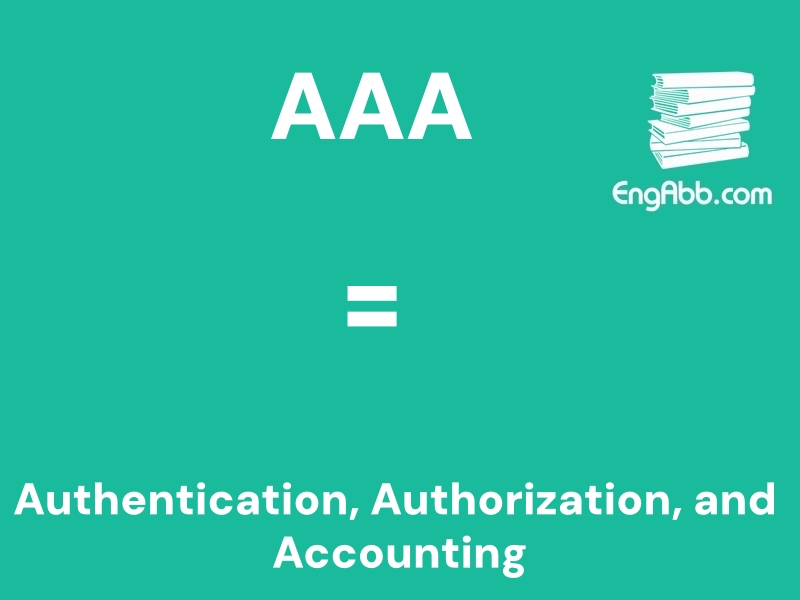 &ldquo;&zwnj;&zwnj;&zwnj;AAA&rdquo;是&ldquo;Authentication, Authorization, and Accounting&rdquo;的缩写，意思是&ldquo;认证、授权与计费&rdquo;